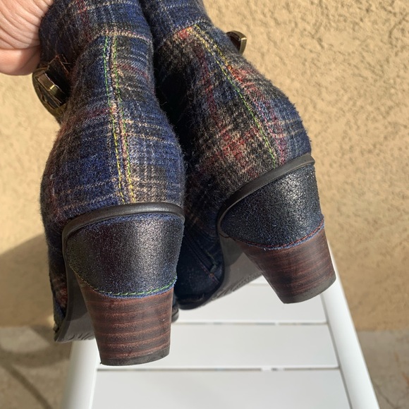 L’ Artiste Spring Step Scottala leather tweed booties size 9 ( European 40) - Picture 7 of 16